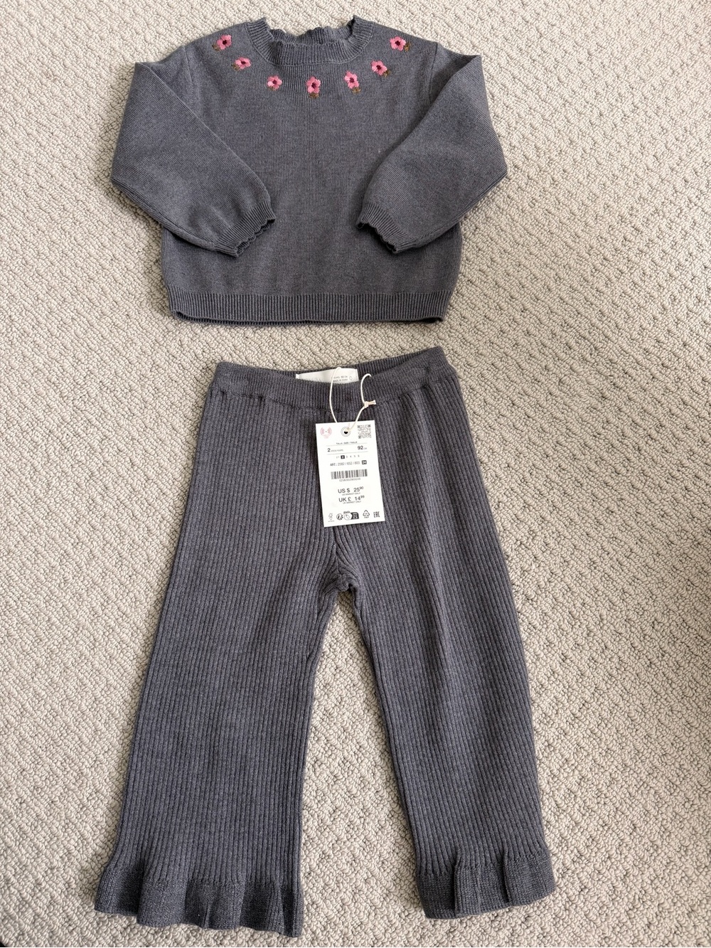 Zara 2T Sweater Set